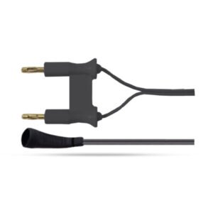 BIPOLAR CABLE WITH USA TWO PIN FITTING & BANANA PLUG